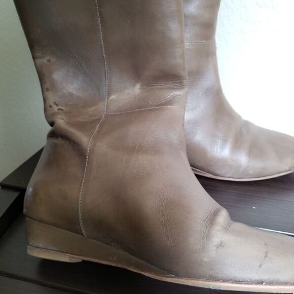 Loeffler Randall Mathilde leather knee high boots 7 - Picture 4 of 9